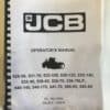 JCB Telehandler Manual